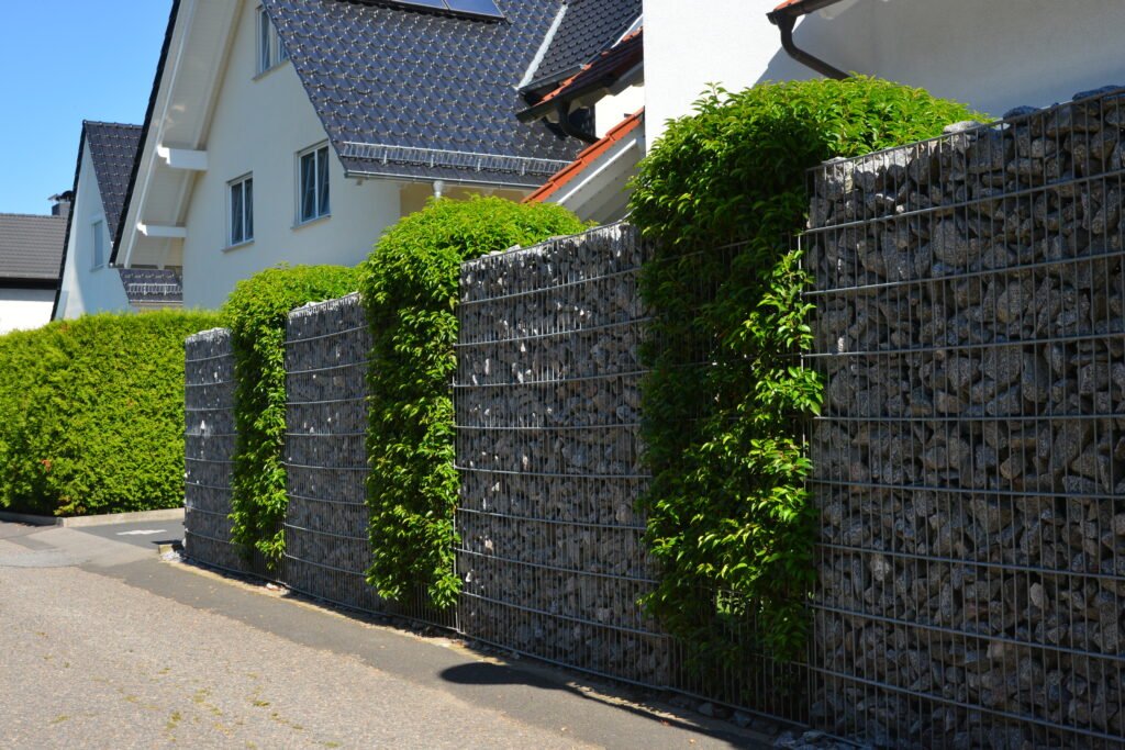 Gabionen Steinsäulen Bochum